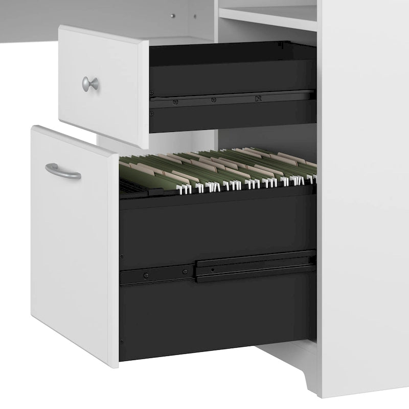 Cabot 60W L Shaped Computer Desk with Storage by