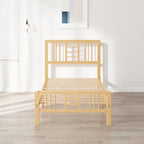 Wood Bed Frame with headboard and footboard