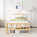 Wood Bed Frame with headboard and footboard