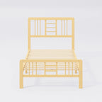 Wood Bed Frame with headboard and footboard