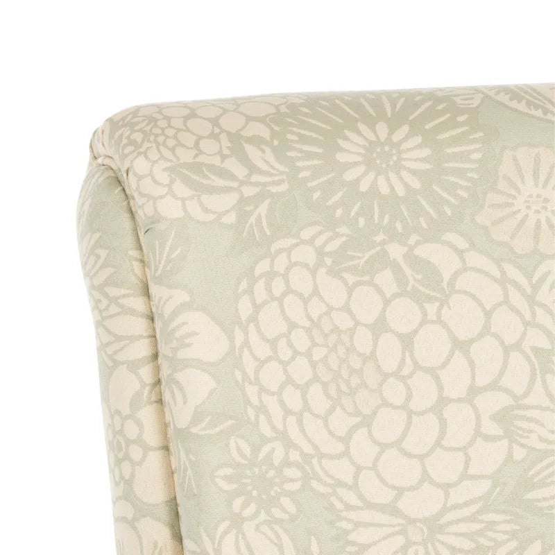 Gramercy Garden Motif Grey Club Chair - 30W x 33D x 32H