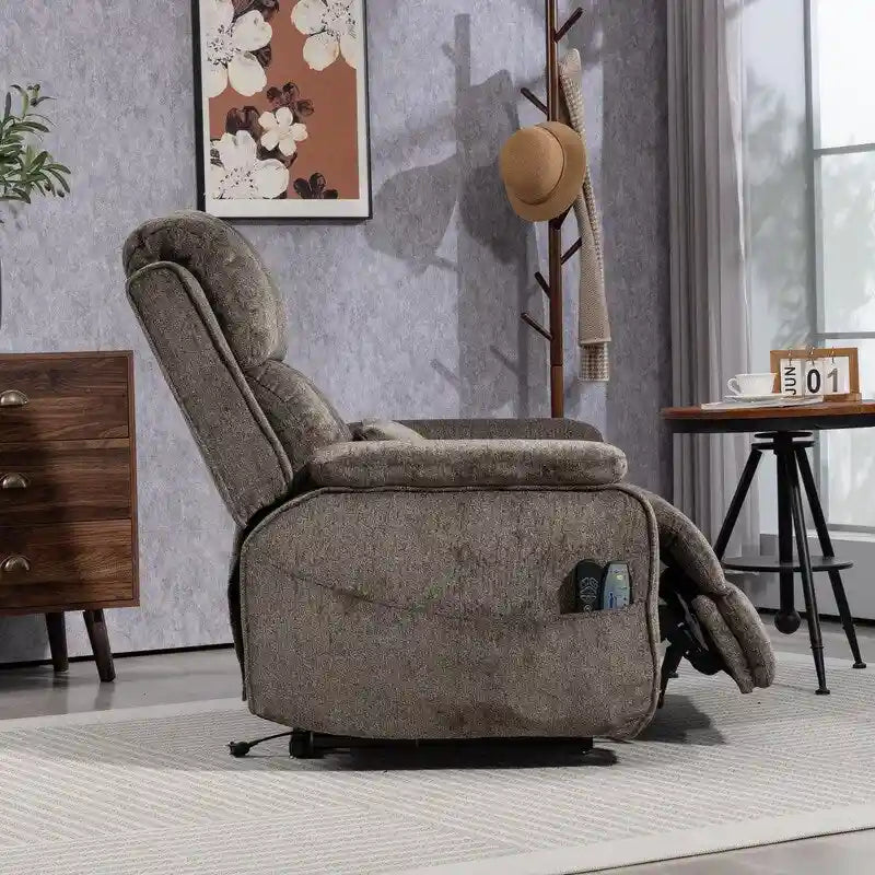 Power Lift Recliner Chair with Heat, Massage, and USB Charging