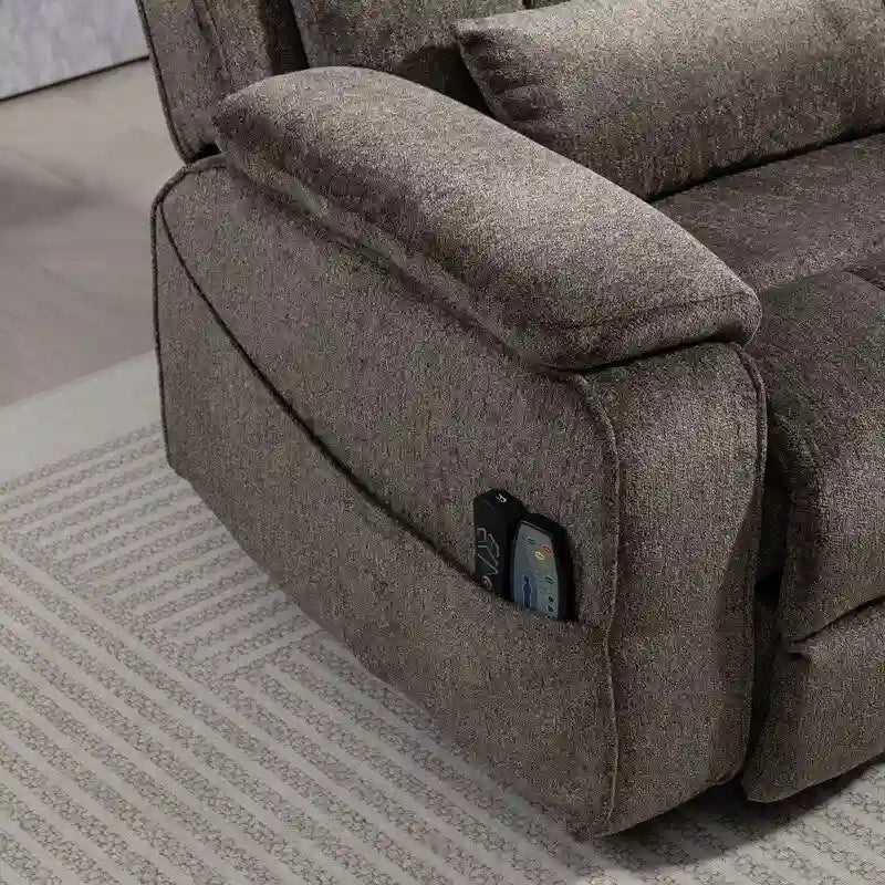 Power Lift Recliner Chair with Heat, Massage, and USB Charging