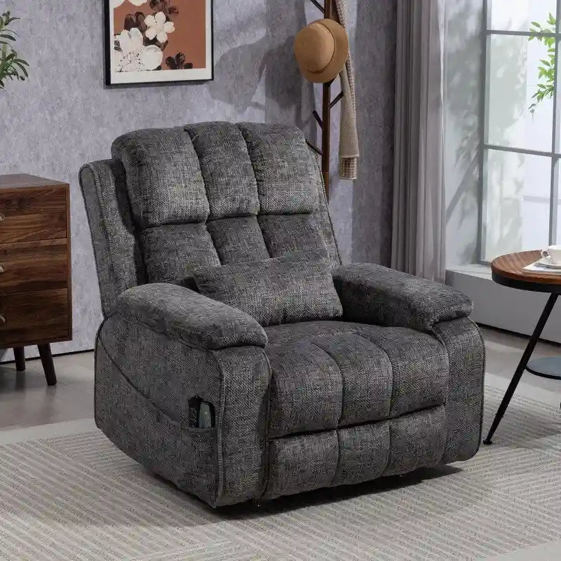 Power Lift Recliner Chair with Heat, Massage, and USB Charging