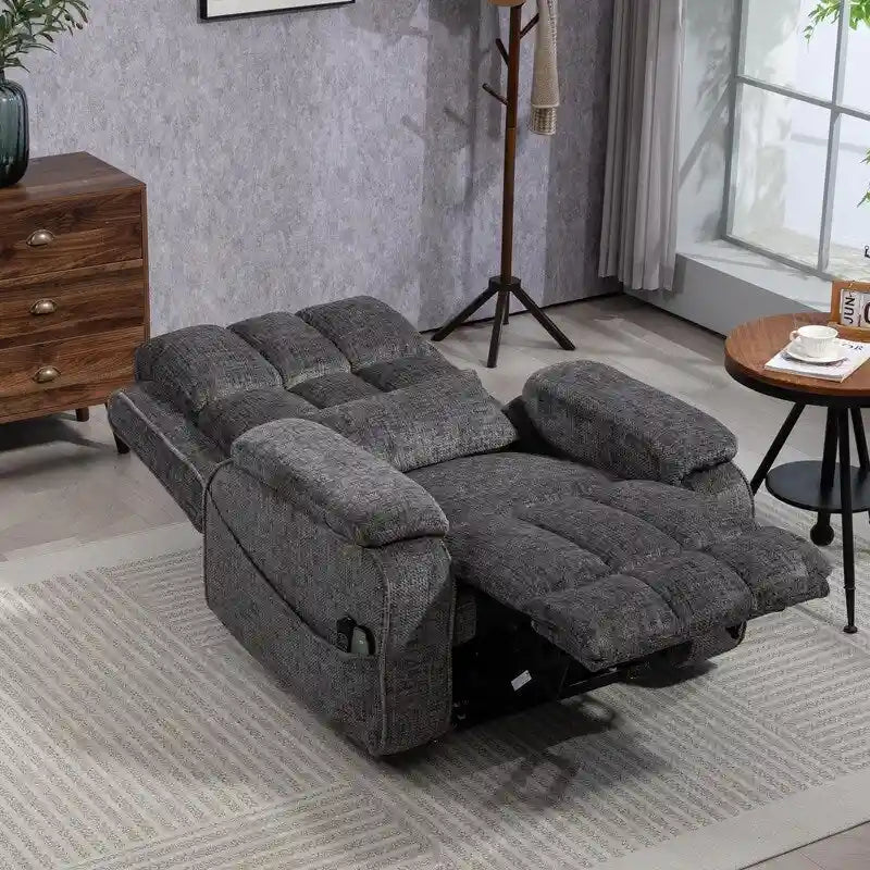 Power Lift Recliner Chair with Heat, Massage, and USB Charging