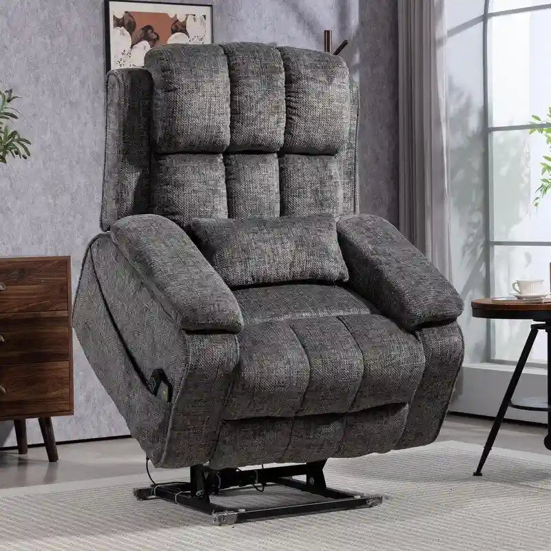 Power Lift Recliner Chair with Heat, Massage, and USB Charging