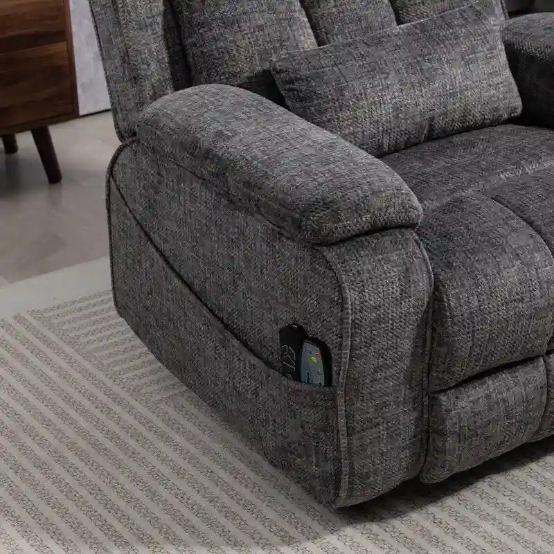 Power Lift Recliner Chair with Heat, Massage, and USB Charging