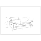 Genuine Leather Loveseat