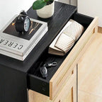 Rattan Shoe Cabinet for Entryway