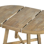 Round Extendable Dining Table With 16 Leaf Kitchen Table End Table Coffee Working Desk Solid Wood Dining Room Table
