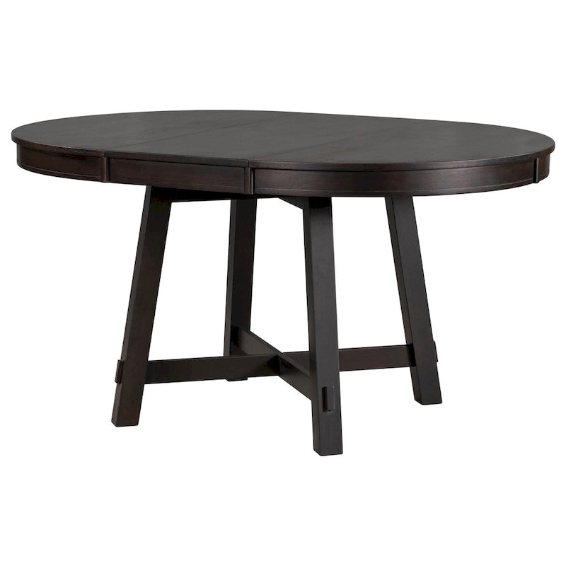 Round Extendable Dining Table With 16 Leaf Kitchen Table End Table Coffee Working Desk Solid Wood Dining Room Table