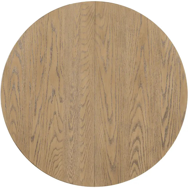 Round Extendable Dining Table With 16 Leaf Kitchen Table End Table Coffee Working Desk Solid Wood Dining Room Table
