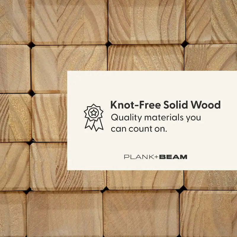 Mid Century Double Wood Entryway Bench - 56.3 L x 16.5 W x 17.5 H