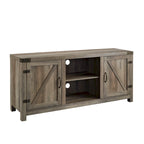 Middlebrook Firebranch 58-inch Barn Door TV Stand