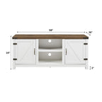 Middlebrook Firebranch 58-inch Barn Door TV Stand