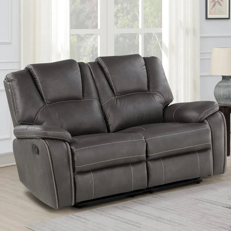  Kameryn Faux Leather Manual Reclining Loveseat