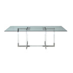 Amanda 72 Dining Table with Floating Acrylic Base - 42x 72