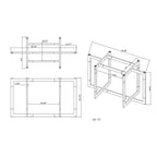 Amanda 72 Dining Table with Floating Acrylic Base - 42x 72