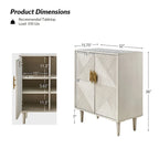 Damien Morden Storage TV Stand with Adjustable Shelves Set of 2 by