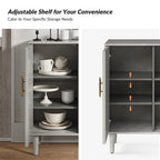 Damien Morden Storage TV Stand with Adjustable Shelves Set of 2 by
