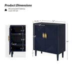 Damien Morden Storage TV Stand with Adjustable Shelves Set of 2 by