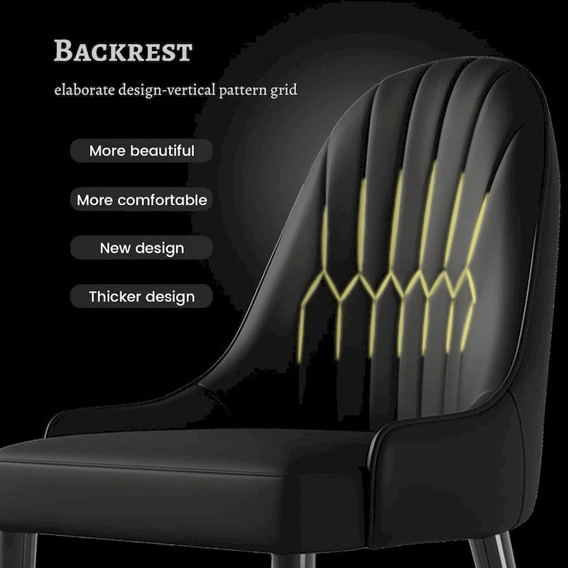 9 - Piece 110.24 Extendable Sintered Stone Dining Table and 8 Leather Chairs Dining Set