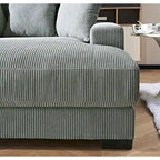 Corduroy Upholstered Chaise Lounge Living Room Chair