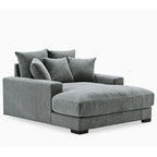Corduroy Upholstered Chaise Lounge Living Room Chair