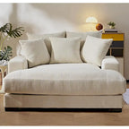 Corduroy Upholstered Chaise Lounge Living Room Chair