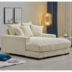 Corduroy Upholstered Chaise Lounge Living Room Chair