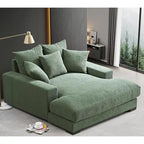 Corduroy Upholstered Chaise Lounge Living Room Chair