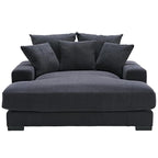 Corduroy Upholstered Chaise Lounge Living Room Chair