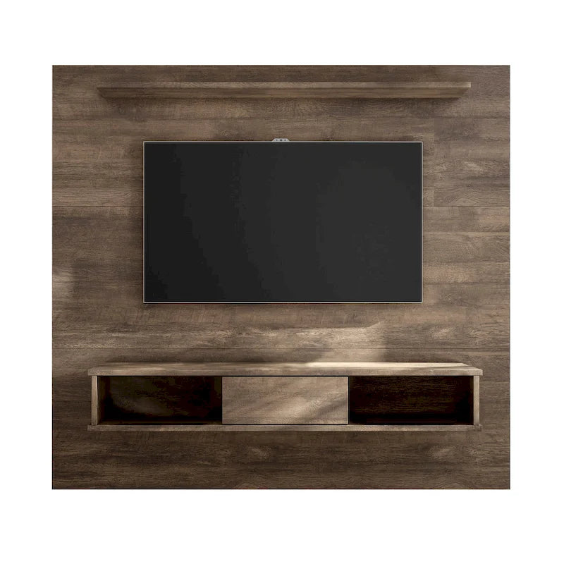 2-shelf Engineered Wood 70-inch TV Board for Flat Screens