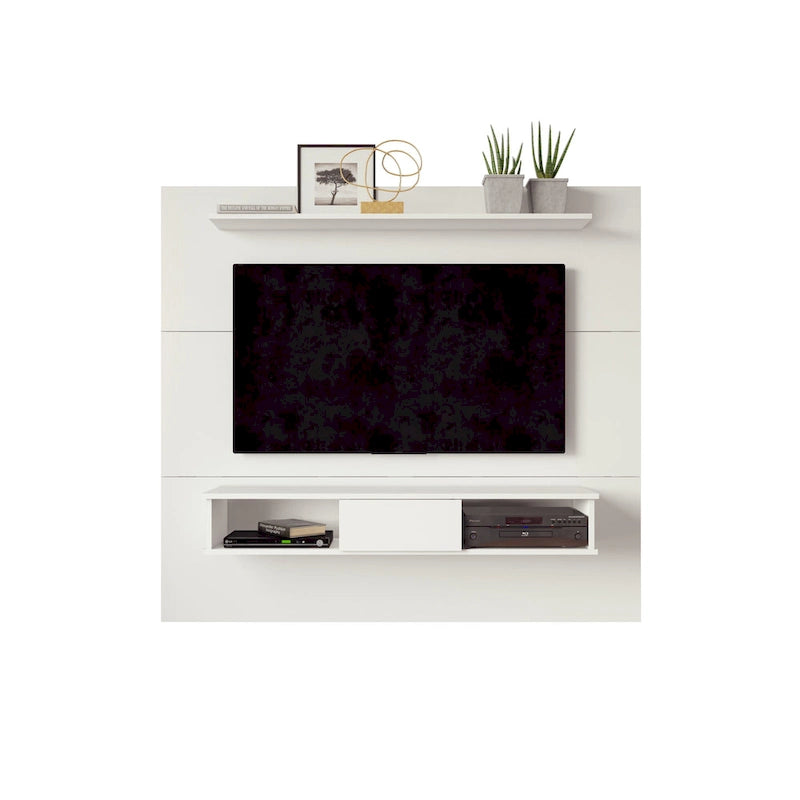 2-shelf Engineered Wood 70-inch TV Board for Flat Screens