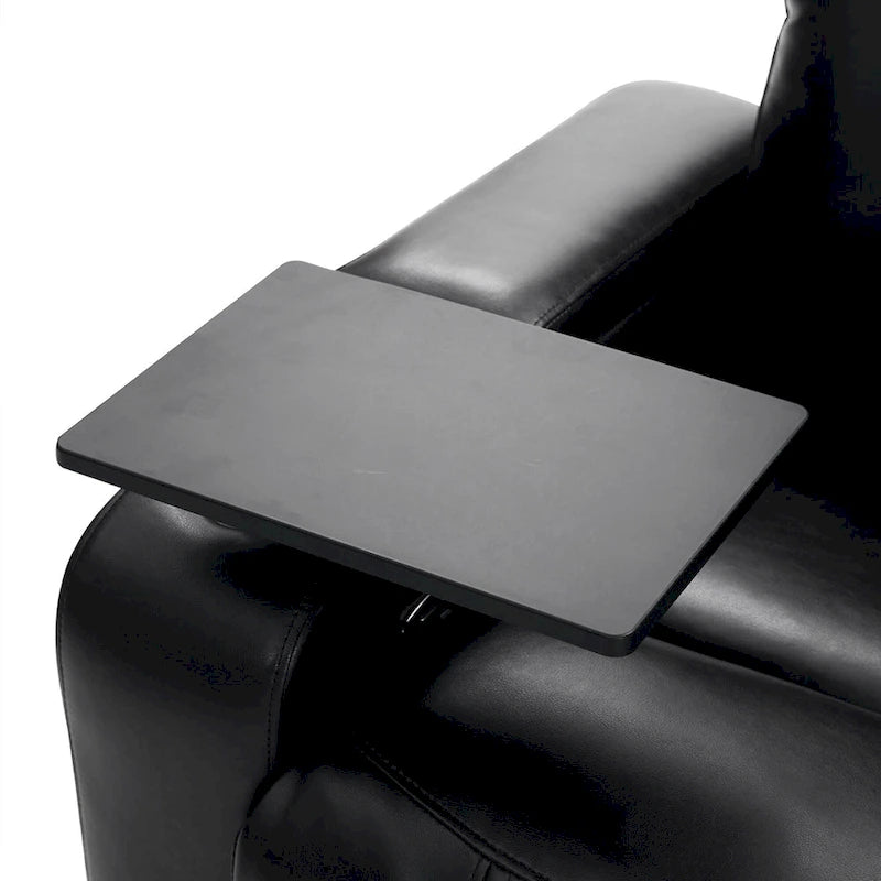 Power Motion Recliner with 2 Cup Holders and 360 Swivel Tray Table