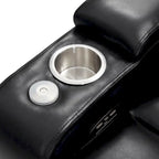Power Motion Recliner with 2 Cup Holders and 360 Swivel Tray Table