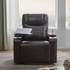 Power Motion Recliner with 2 Cup Holders and 360 Swivel Tray Table