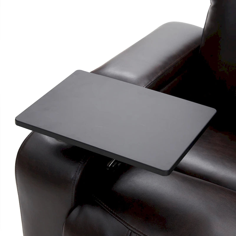 Power Motion Recliner with 2 Cup Holders and 360 Swivel Tray Table