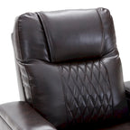 Power Motion Recliner with 2 Cup Holders and 360 Swivel Tray Table
