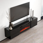 Cali EF Wall Mounted Electric Fireplace Modern 72 TV Stand