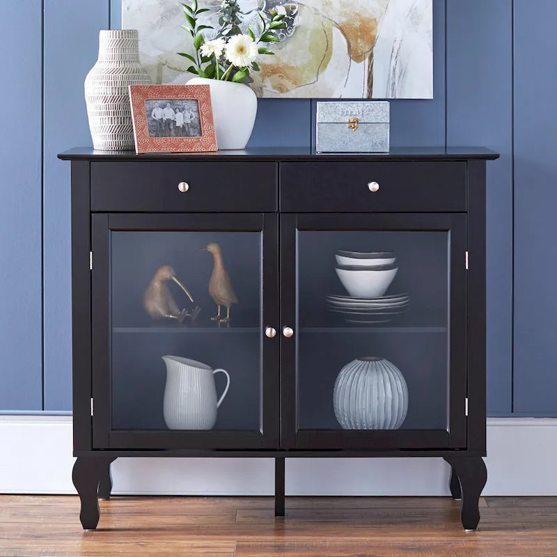 Rawdon Glass Front Buffet/Sideboard