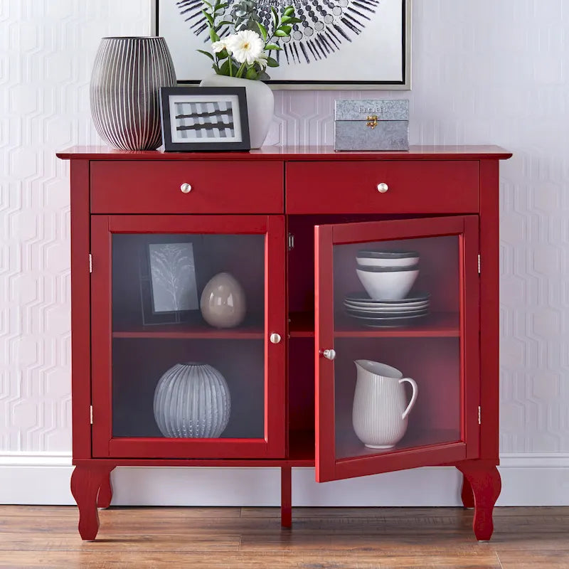 Rawdon Glass Front Buffet/Sideboard