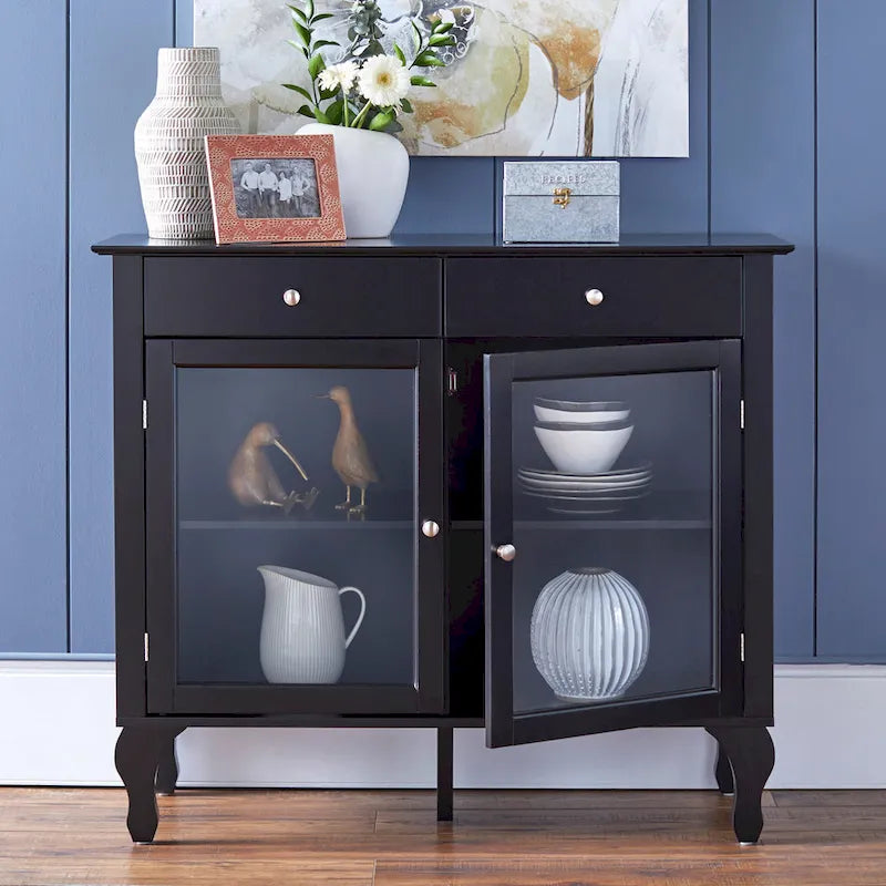 Rawdon Glass Front Buffet/Sideboard