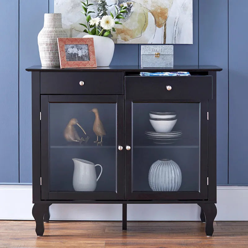 Rawdon Glass Front Buffet/Sideboard