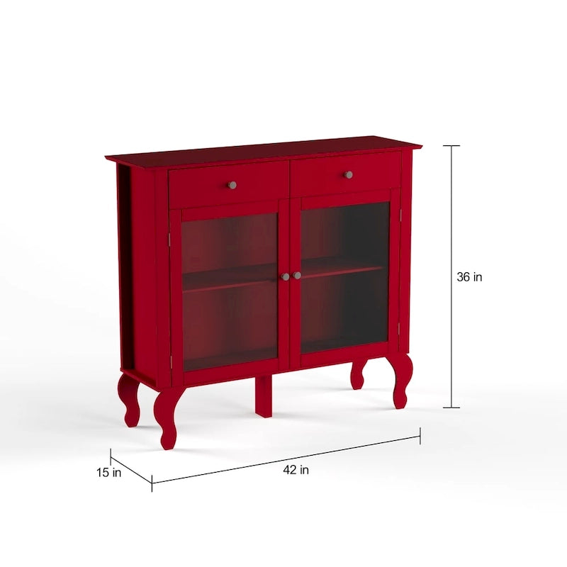 Rawdon Glass Front Buffet/Sideboard