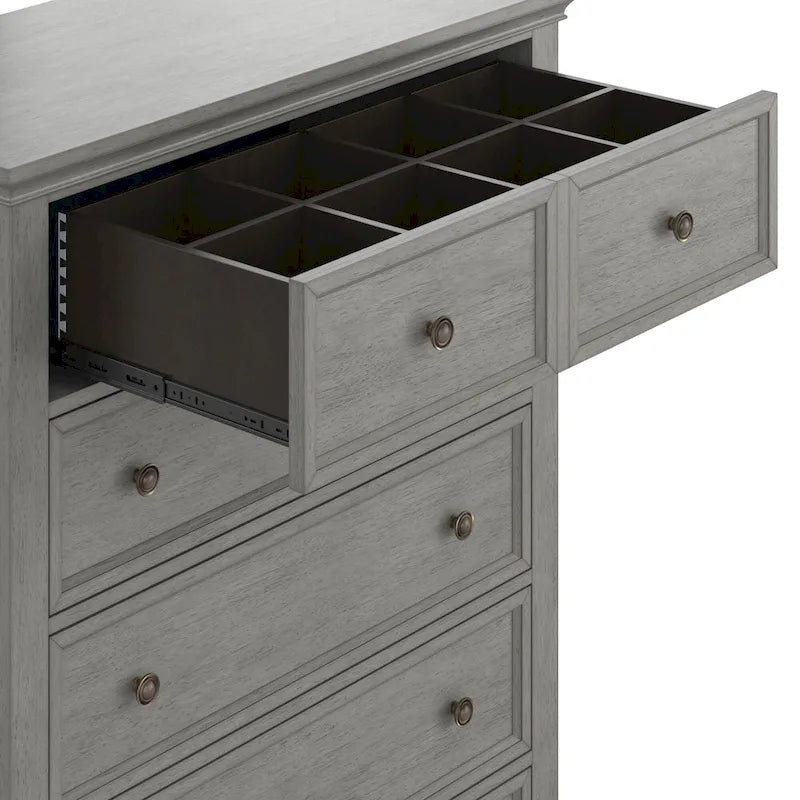 Ediline 5-Drawer Wood Modular Storage Chest by