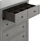 Ediline 5-Drawer Wood Modular Storage Chest by