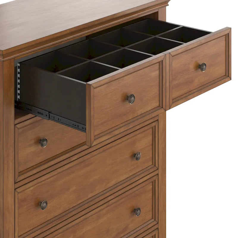 Ediline 5-Drawer Wood Modular Storage Chest by