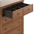 Ediline 5-Drawer Wood Modular Storage Chest by