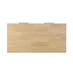 Modern White Wood Kitchen Cart with Wheels Drawers and Shelves by Christopher Knight Home